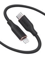 Anker 641 USB-C to Lightning Cable (Flow, 3 ft Silicone)