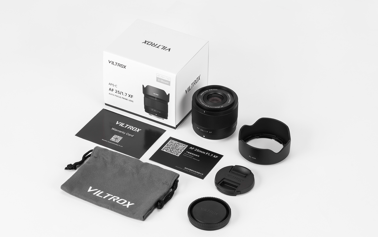 Viltrox AF 25mm F1.7 Air APS-C Lens for Fujifilm X-Mount
