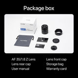 Viltrox AF 35mm F1.8 EVO Full- Frame Lens for Nikon Z-Mount