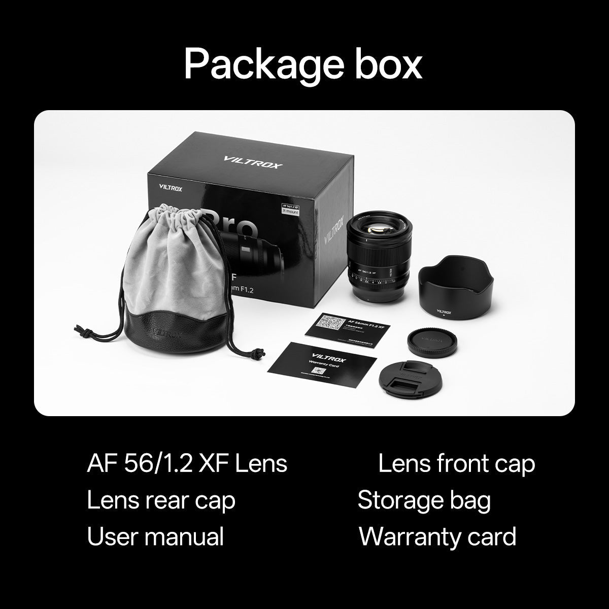 Viltrox AF 56mm F1.2 Pro APS-C Lens for Fujifilm X-Mount