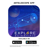 Explore One STAR50APP - 50mm Refractor Telescope w/ Panhandle Mount and Astronomy APP