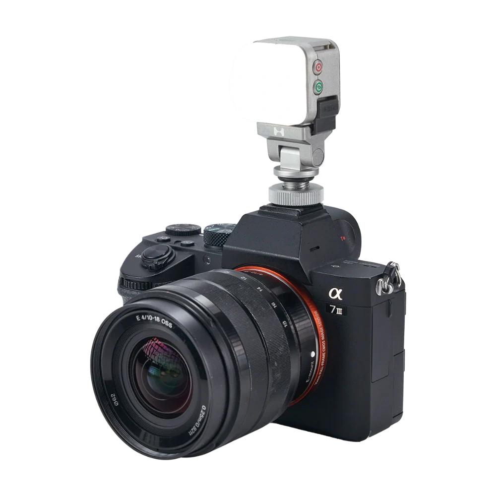 Harlowe Atom 2W Pocket LED Video Light – Camera Light for DJI Pocket 3, GoPro, Insta360 & Vlogging