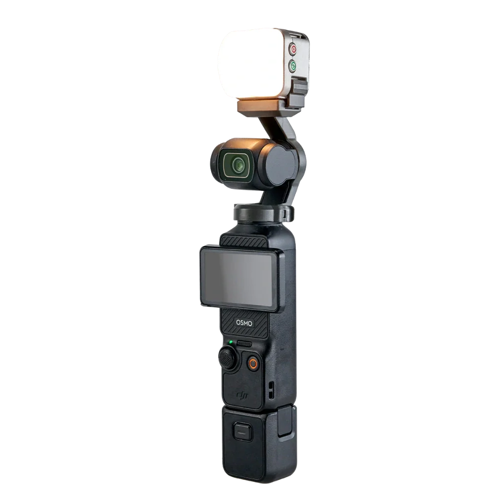 Harlowe Atom 2W Pocket LED Video Light – Camera Light for DJI Pocket 3, GoPro, Insta360 & Vlogging