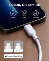 Anker 511 Charger (Nano) with USB-C to Lightning Cable