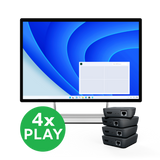 BirdDog VideoWall Bundle Includes 4x BirdDog PLAY and 1x VideoWall Software License