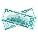 100x $100 New Series Turquoise Bills