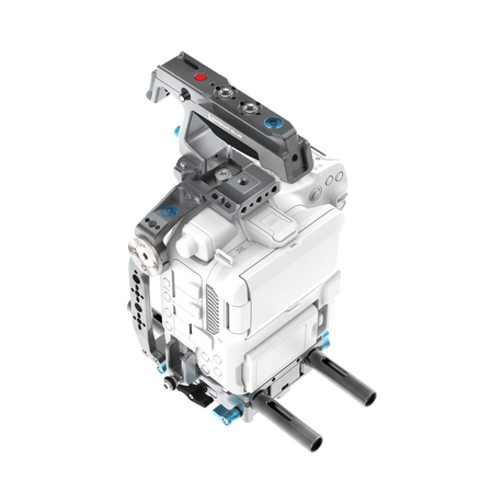 Kondor Blue Canon C80 Base Rig (Space Gray) — side view