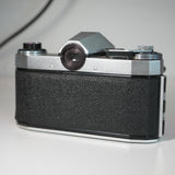 (USED) (UNTESTED) Hanimax Praktica Nova I Camera w/ Leather Case