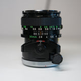 (USED) Canon TS 35mm f/2.8 SSC Tilt Shift Lens for Canon FD Mount
