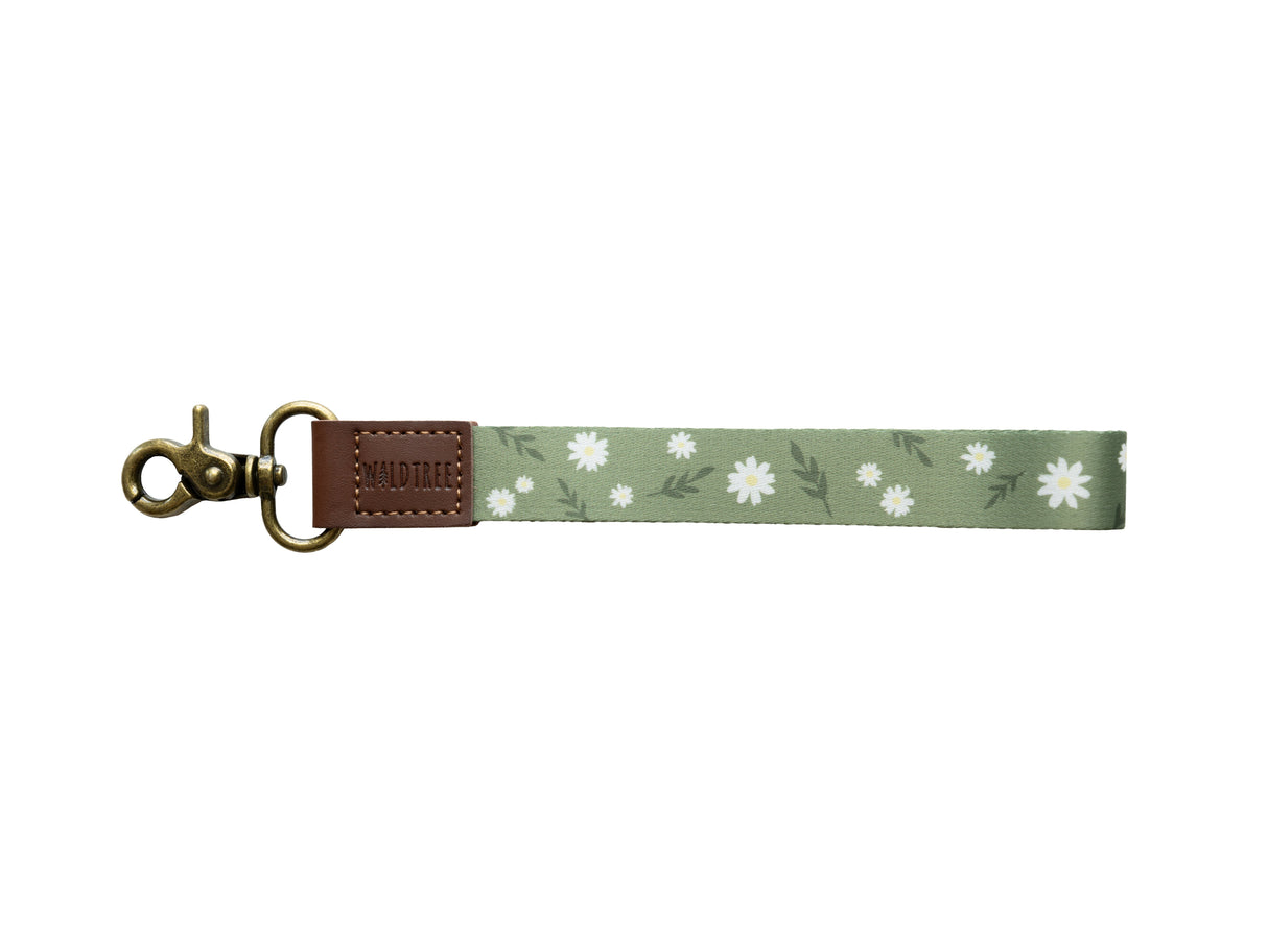 Daisy Wristlet Keychain