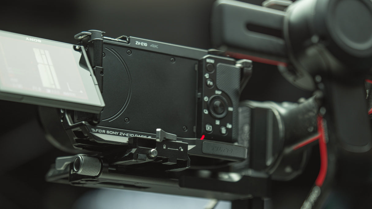 L-Bracket Mounting Plate for Sony ZV-E10 ‚Äì Black