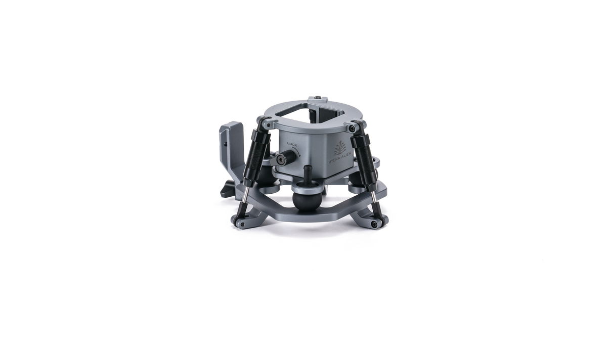 Shock Absorbing Head for Hydra Alien Mini ‚Äì Titanium Gray