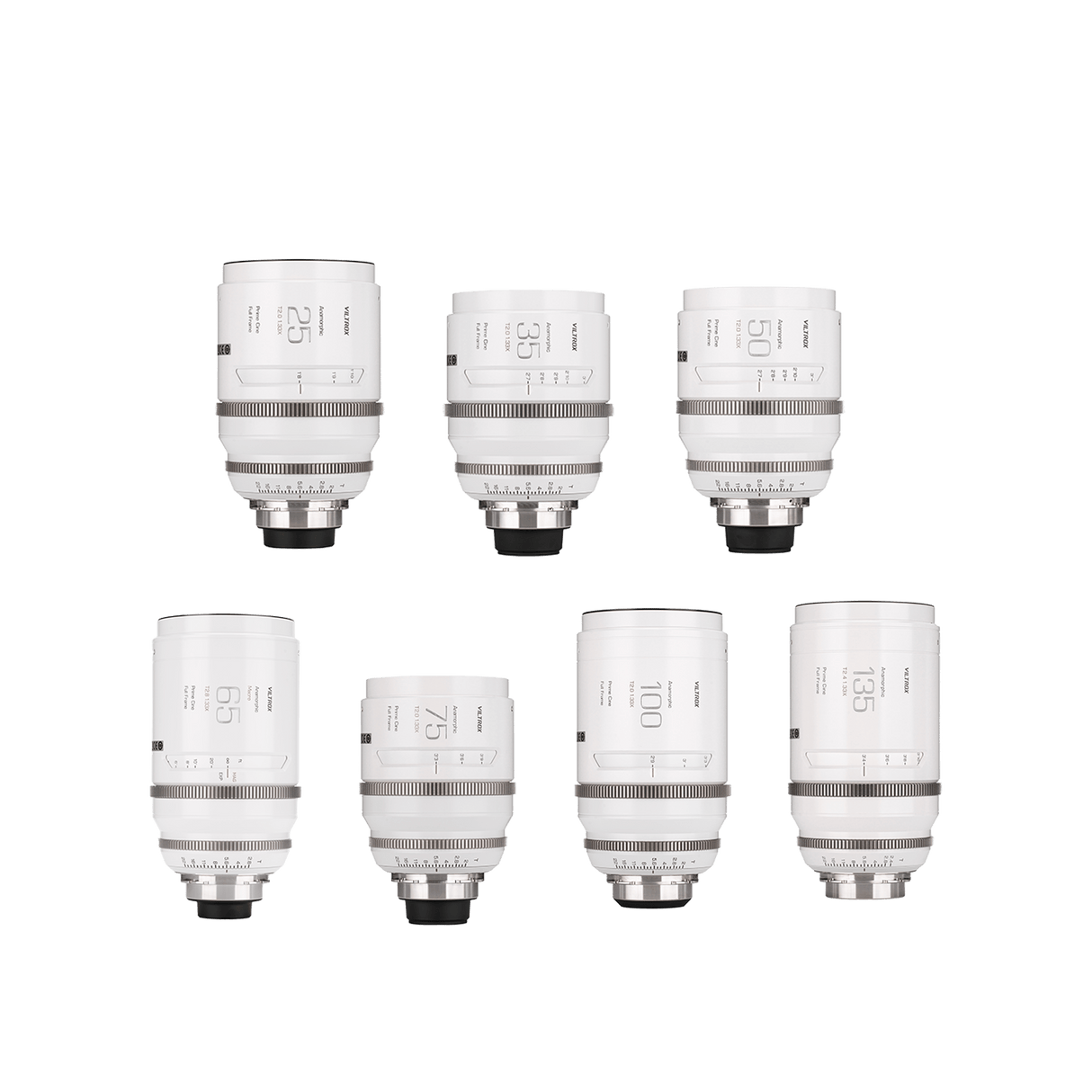 Viltrox EPIC Memento 25mm/35mm/50mm/65mm/75mm/100mm/135mm 1.33X PL Full-Frame Anamorphic Cine Lens Set