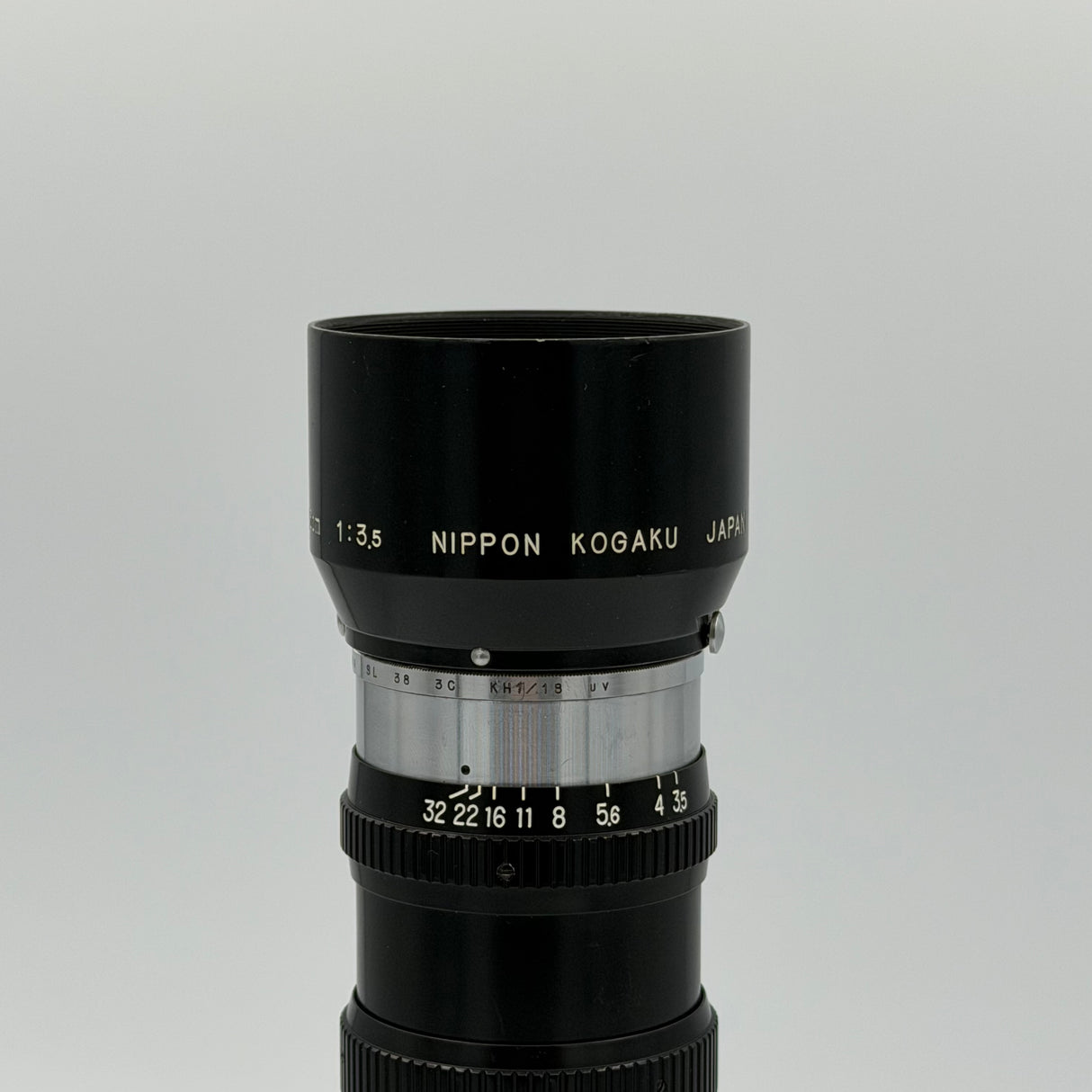 (USED) VINTAGE Nikkor-Q.C 13.5cm f/3.5 Nippon Kogaku Lens