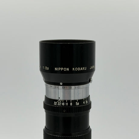 (USED) VINTAGE Nikkor-Q.C 13.5cm f/3.5 Nippon Kogaku Lens