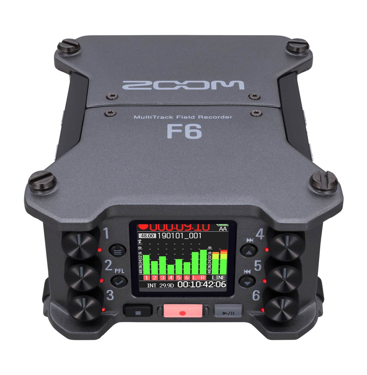 Zoom F6 MultiTrack Field Recorder with 32-bit Float