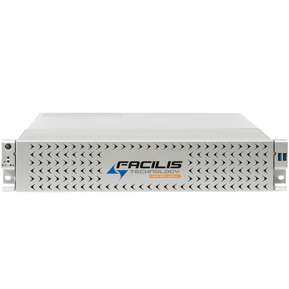 Facilis HUB FLASHPoint 24S - 48TB  System with Unlimited Seats of FastTracker, Smart Access Rules and WANLink Remote Client