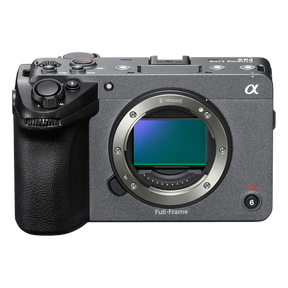 Sony FX5 Full-Frame Cinema Camera body front view showing E-mount and full-frame sensor