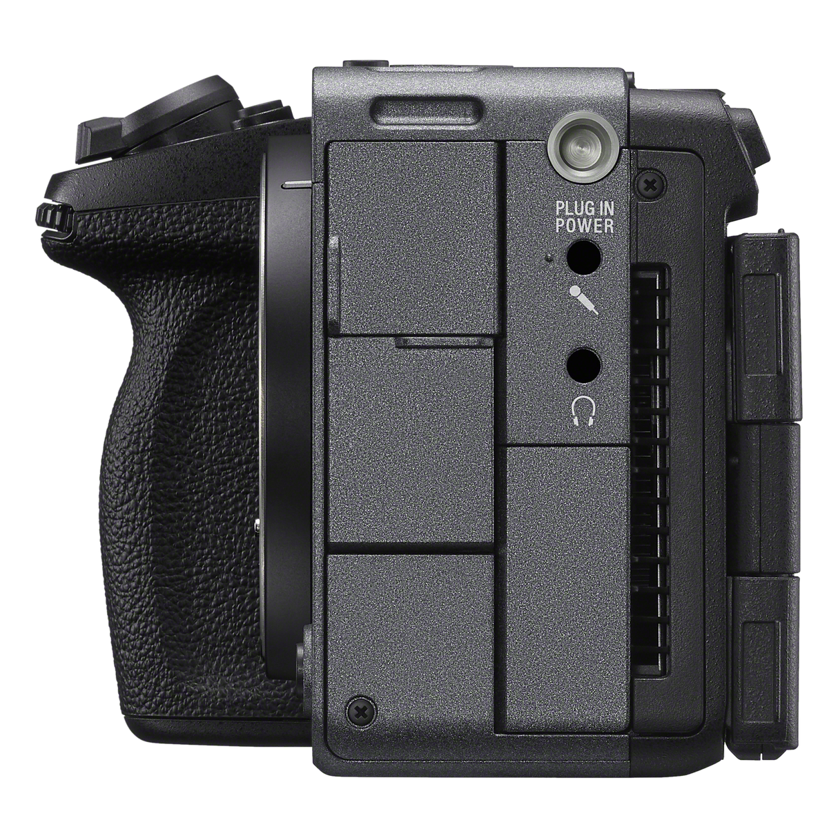 Sony FX5 cinema camera left side view