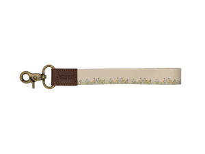 Flower Field Wristlet Keychain