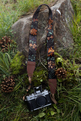 Forest Foliage Camera Strap