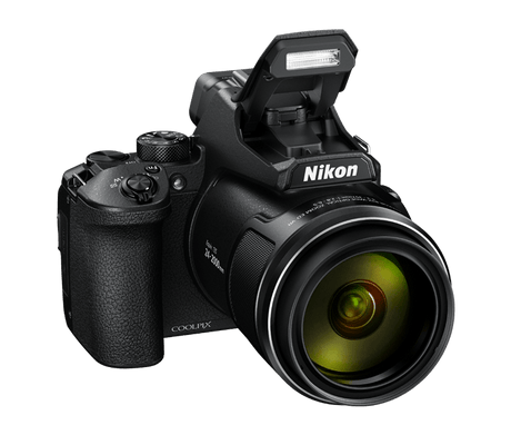 Nikon COOLPIX P950 digital camera front right angle view