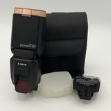 Used Canon Speedlite 600EX II-RT w/ Canon S3-E3-RT Trigger