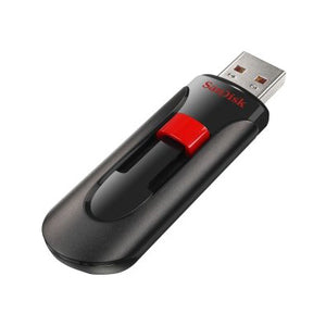 SanDisk Cruzer Glide USB Flash Drive Encryption Password Retractable 128GB