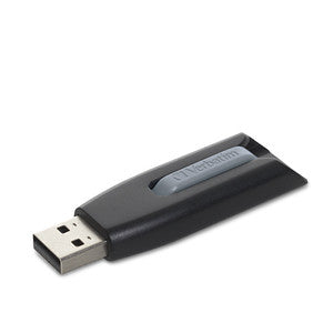 Verbatim Store 'n' Go V3 Flash Drive USB 3.2 Gray TAA 128GB