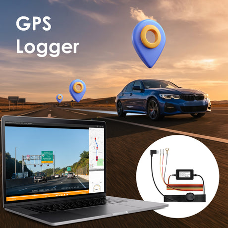 Rexing Dash Cam Smart Hardwire Kit with GPS Logger, Type-C Hard Wire Kit Fuse Only for R4 Dashcam, L4 Series and RH2 Series, Rexing 12V-30V to 5V/2A Type-C Port Charger Power Cord, Gift 8 Fuse Tap Cable and Installation Tool (11.5ft)
