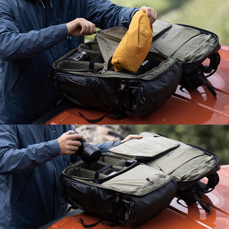 PGYTECH OnePro Flex Backpack 50L (Space Black) + Camera Insert M
