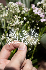 Grow Wild Sticker