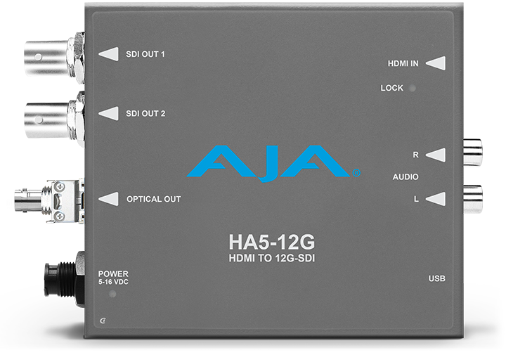 AJA HA5 HDMI 2.0 to 12G-SDI Converter