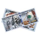 $100 Halloween Graveyard Bills