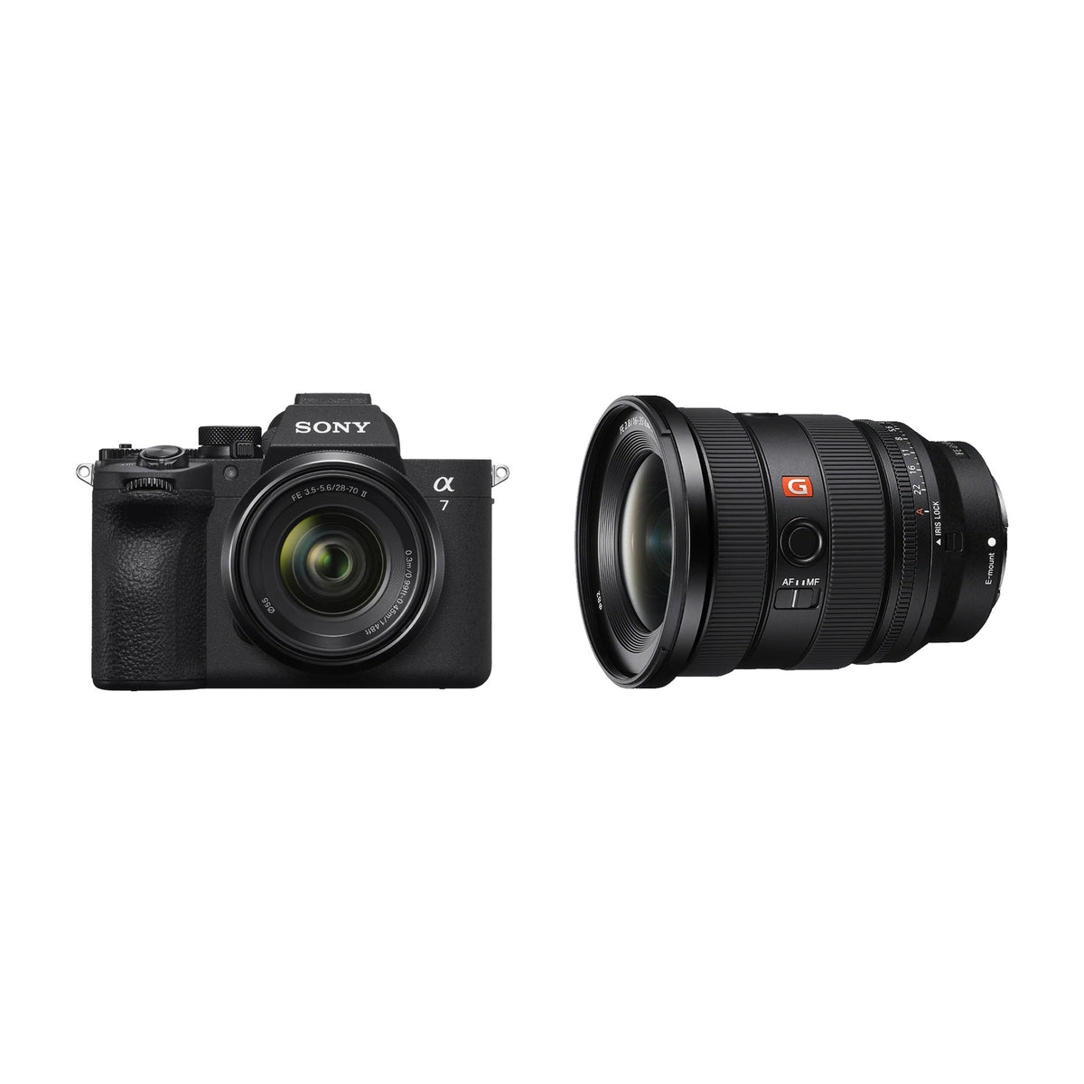 Bundle - Sony a7 V with FE 28-70mm F3.5-5.6 OSS II Lens Kit and FE 16-35mm F2.8 GM II