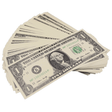 All Denomination Full Print 1990 Series Mixed Bills Stack