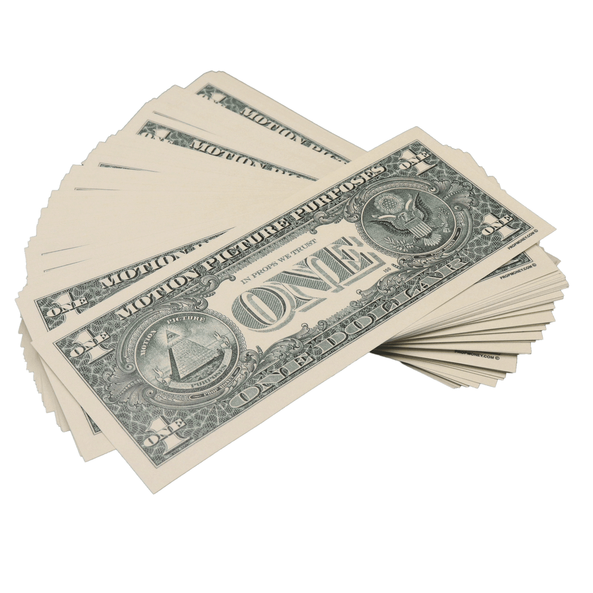 All Denomination Full Print 1990 Series Mixed Bills Stack