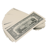 All Denomination Full Print 1990 Series Mixed Bills Stack