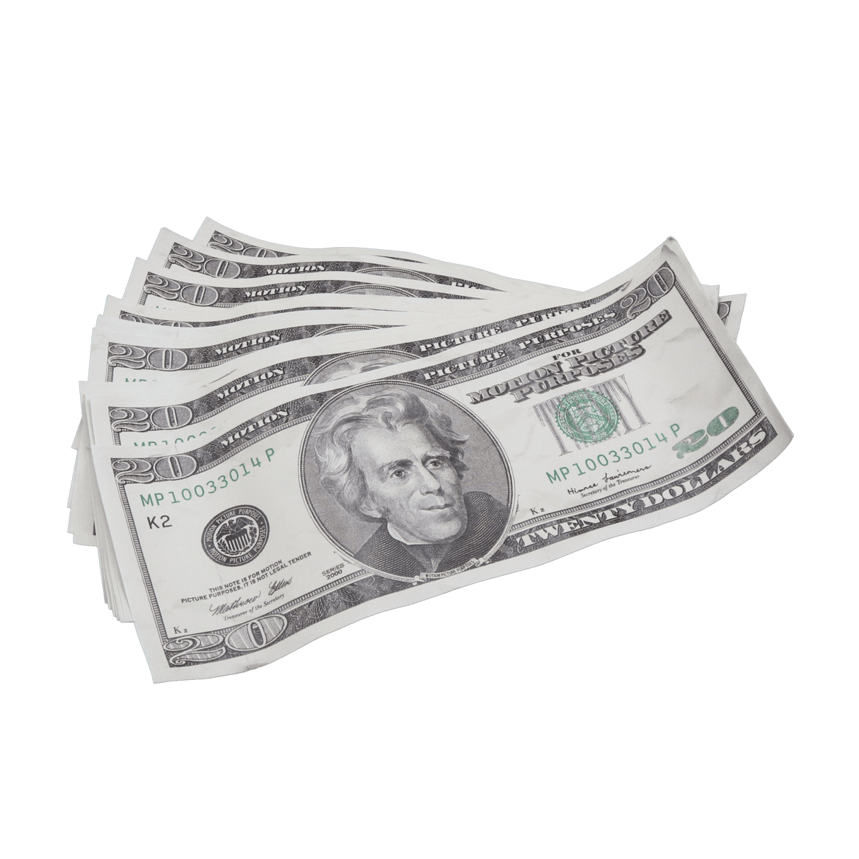 $6,000 Aged Full Print 2000 Series Stacks Bundle