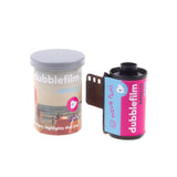 Dubblefilm Apollo 200 35mm Film — 36 Exposures - box and canister