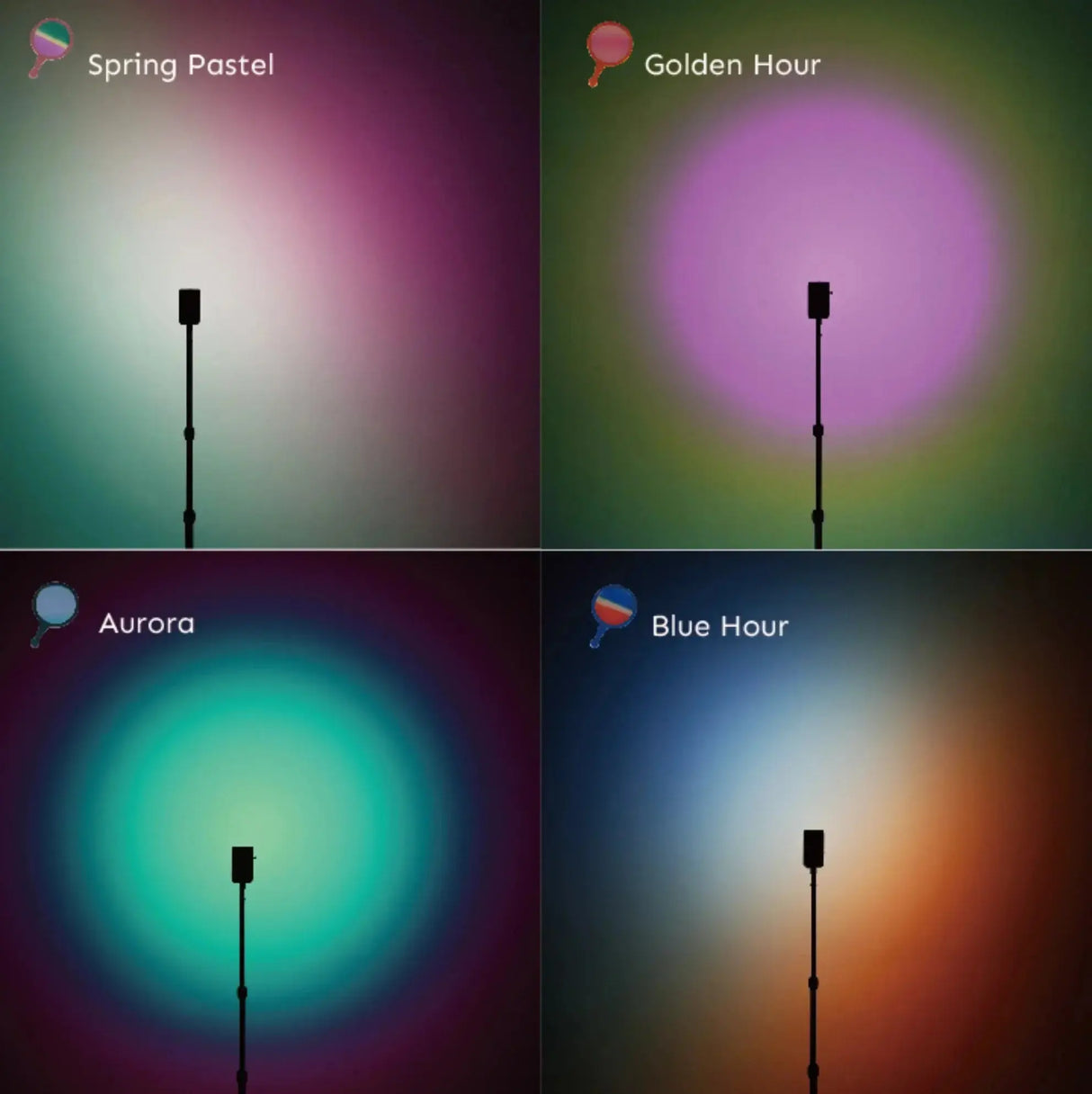 Hobolite Iris Midnight 5W LED Photography Light Kit