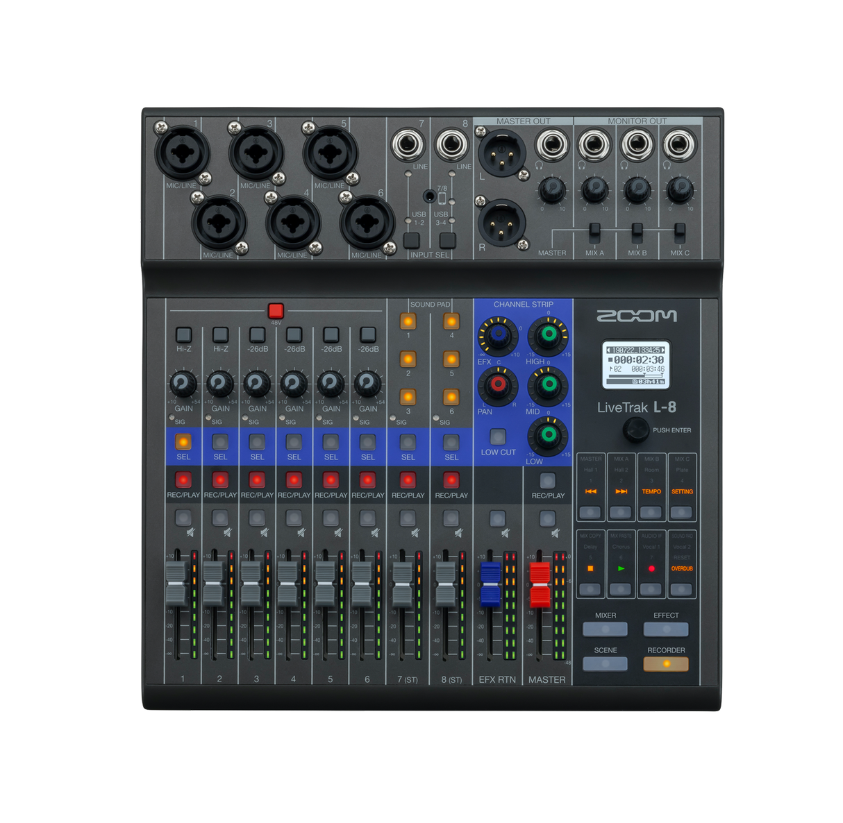 Zoom LiveTrak L-8