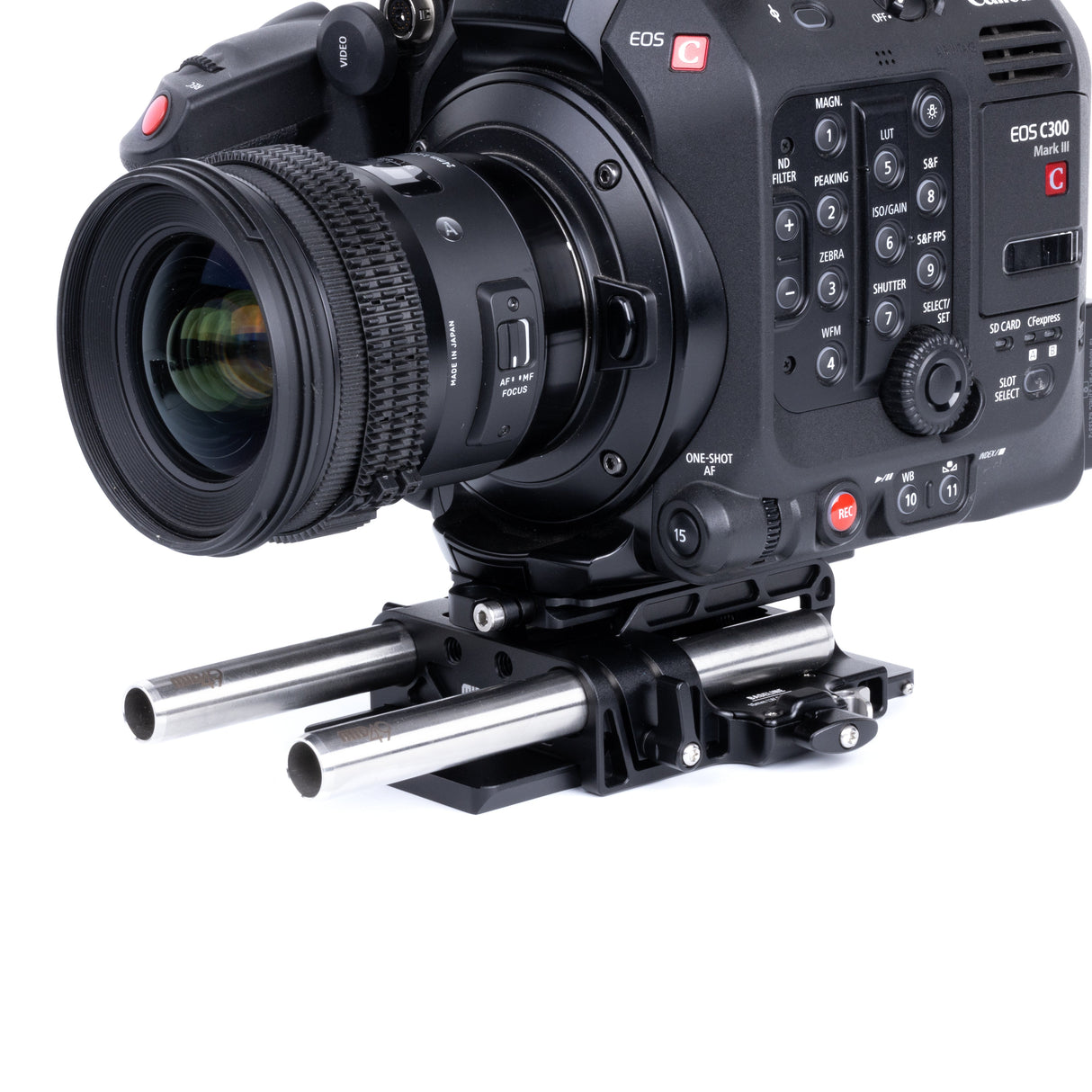 Baseline 15mm LW For Canon C400, C300 MK III, C500 MK II, C200, C200B, C700  /  Blackmagic Pocket 6K / Kinefinity MAVO Mark 2 Baseplate