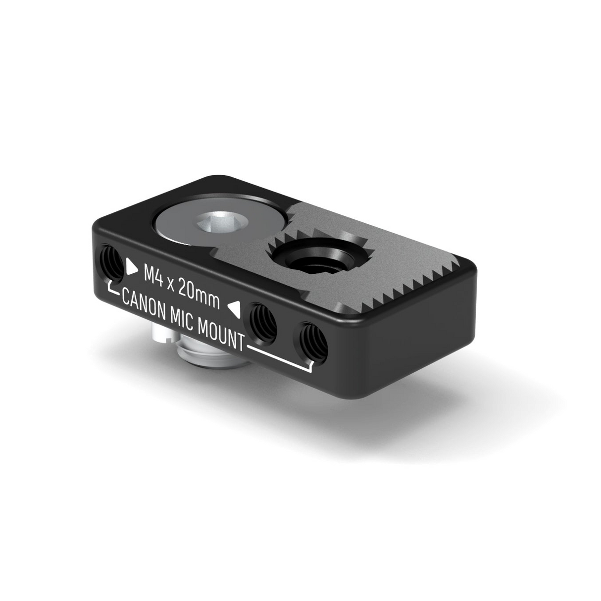 ARRI 3/8-16 To Canon Striped Rosette/ Canon Mic Mount