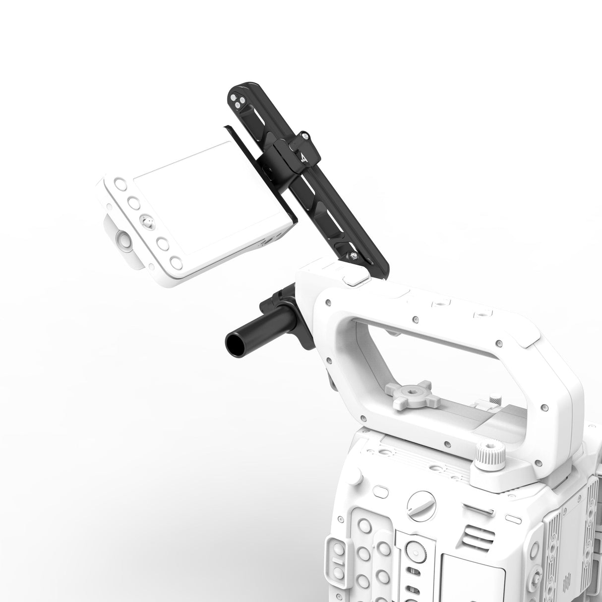 Canon 1/4-20 Striped Rosette 15mm Rod Clamp