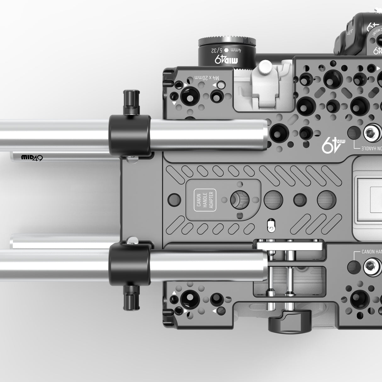 Top 15mm Rod Bracket (Sony Burano, Canon C400, Blackmagic PYXIS / URSA Cine LF)