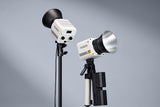 Godox ML60II Bi-Color LED Monolight (White) — on stands