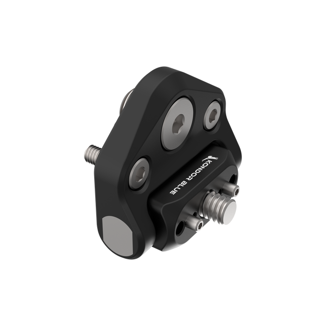 Kondor Blue Mini Pivot L Mount Bracket in Raven Black