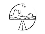 Monument Valley Sticker