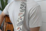 Moody Flower Guitar Strap